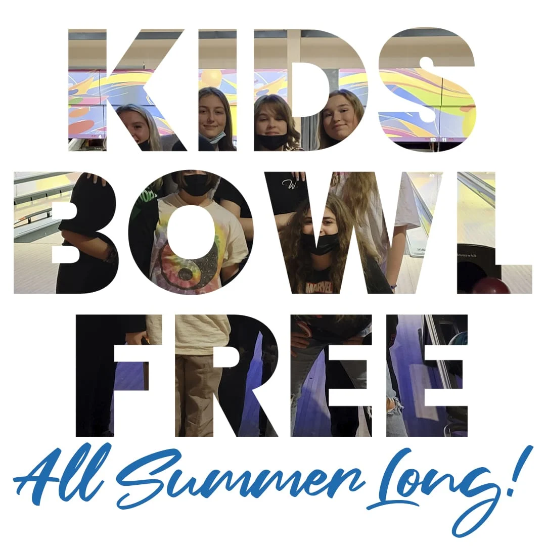 Kids Bowl Free all summer at Westbrook Lanes